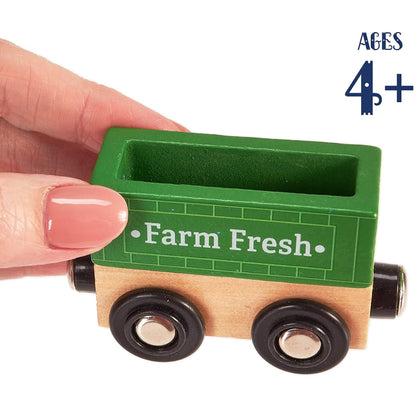 Grab & Go Railroad - Set de Tren de Madera con Maletita