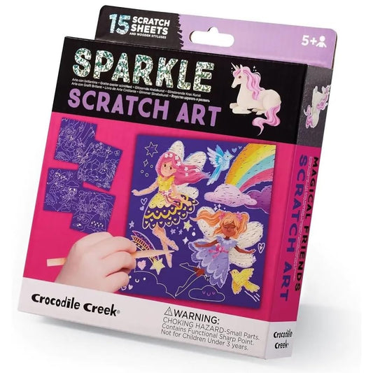 Sparkle Scratch Art/Magical friends