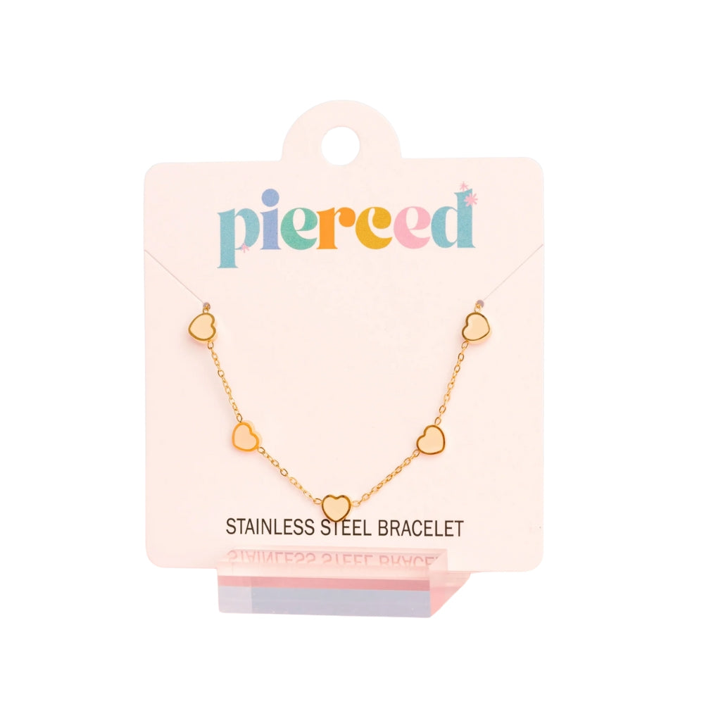Pulcera Peachy Heart (Cubiertos 18K)