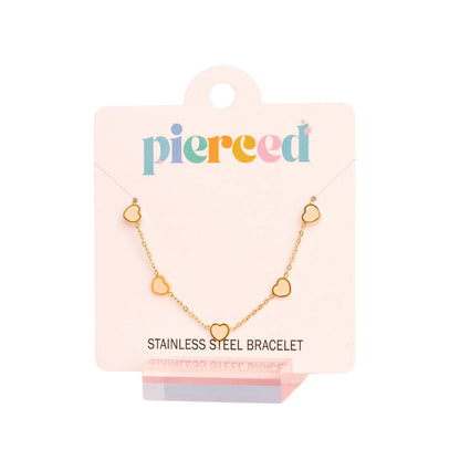 Pulcera Peachy Heart (Cubiertos 18K)