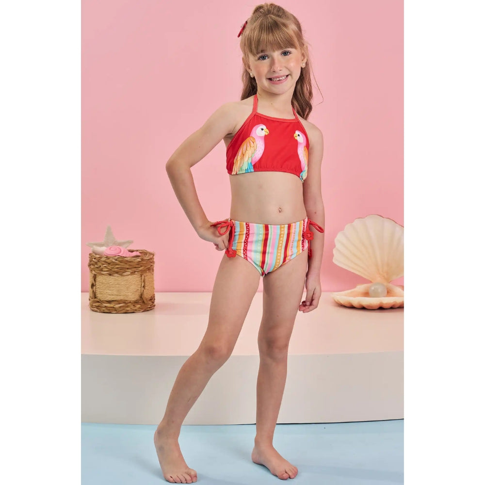 Bikini Rojo Tropical
