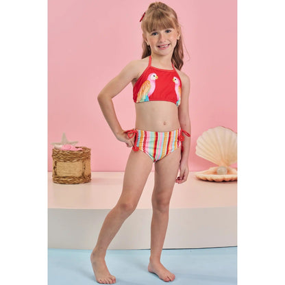 Bikini Rojo Tropical