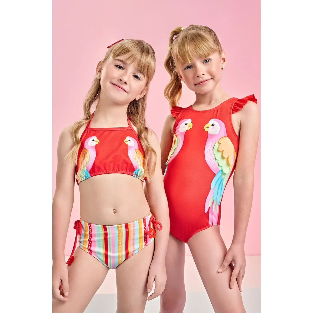 Bikini Rojo Tropical