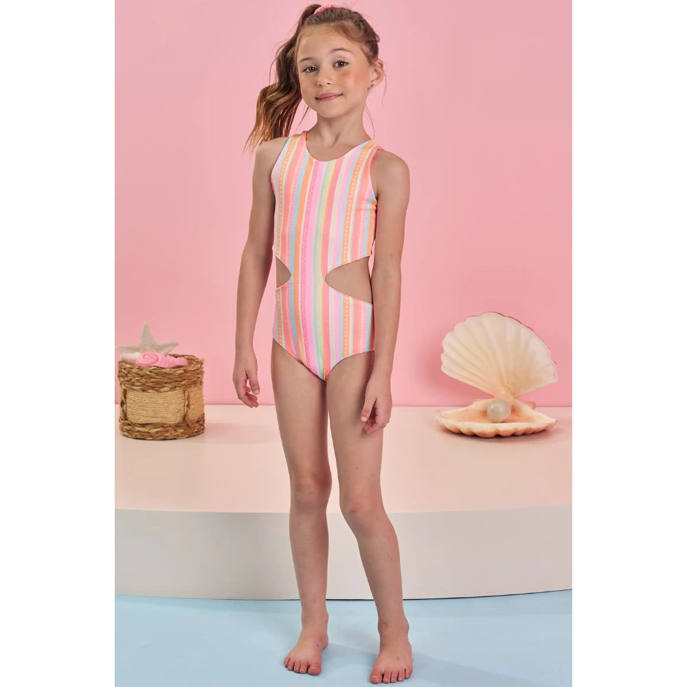 Vestido de Baño 1 Pieza Reversible UV 50+ - 2 Modelos Distintos