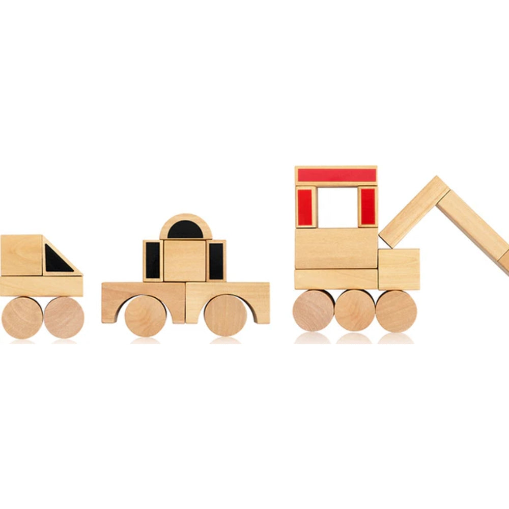 Expression Wooden Blocks - Bloques de Madera de Emociones / Expresiones