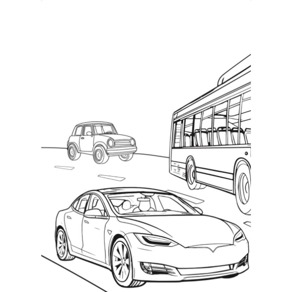 Wheels and Wings XXL Coloring Book - Libro de Pintar XXL Llantas y Alas