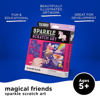 Sparkle Scratch Art/Magical friends