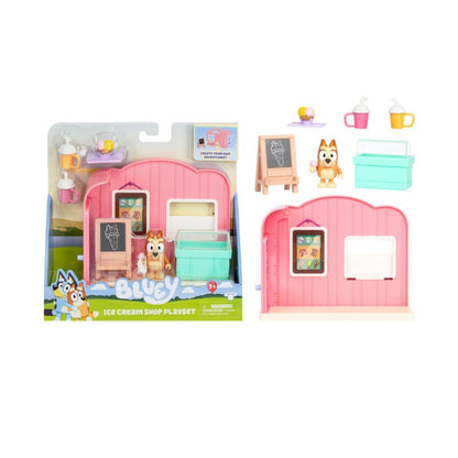 Bluey™ Mini Playset Ice Cream Shop o Farmers Market (1 de los 2 modelos)