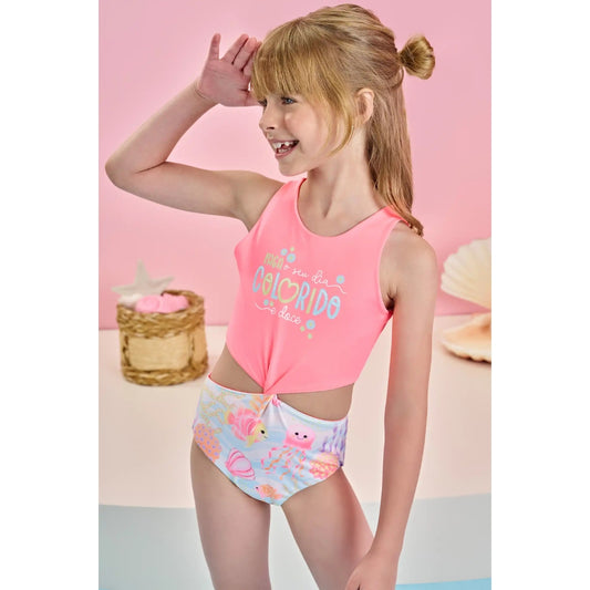 Vestido de Baño 1 Pieza Reversible UV 50+ - 2 Modelos Distintos