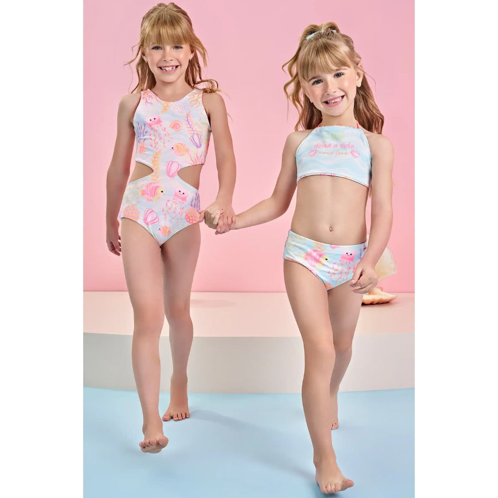 Vestido de Baño 1 Pieza Reversible UV 50+ - 2 Modelos Distintos