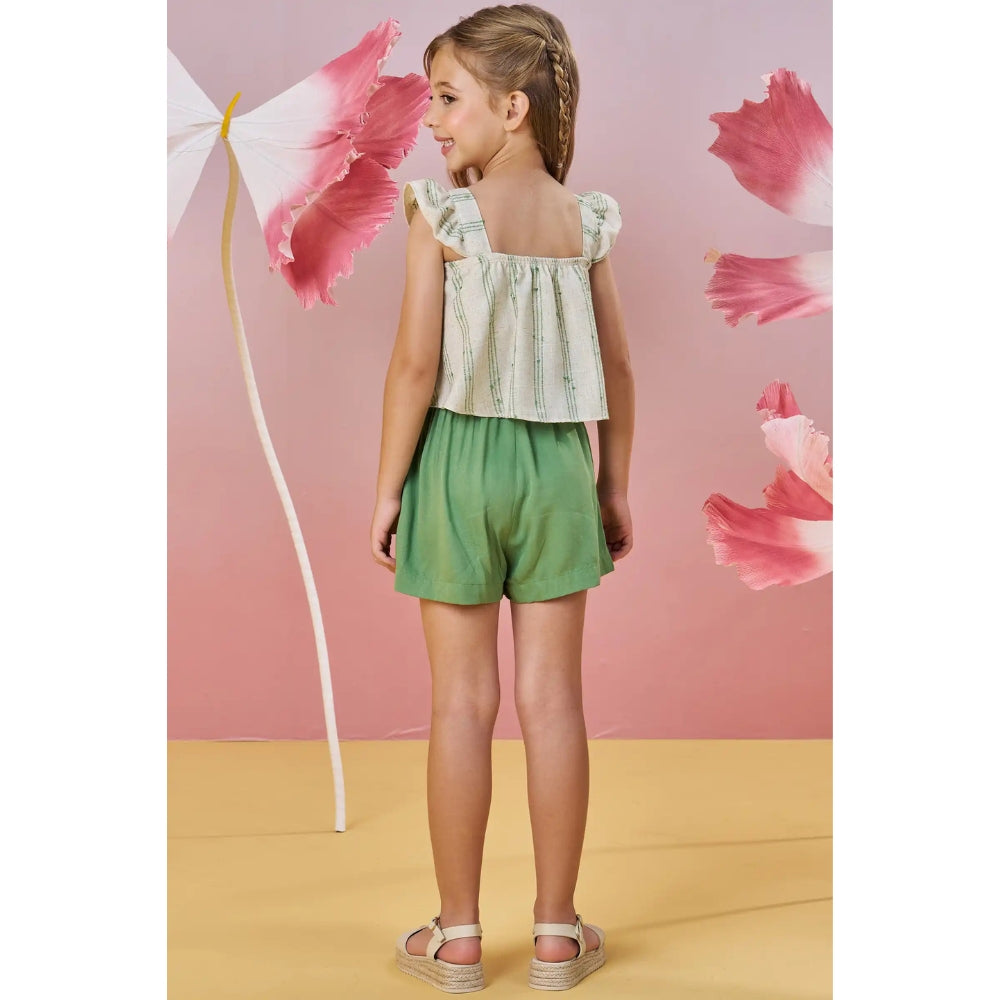 Conjunto de Short Verde con Top