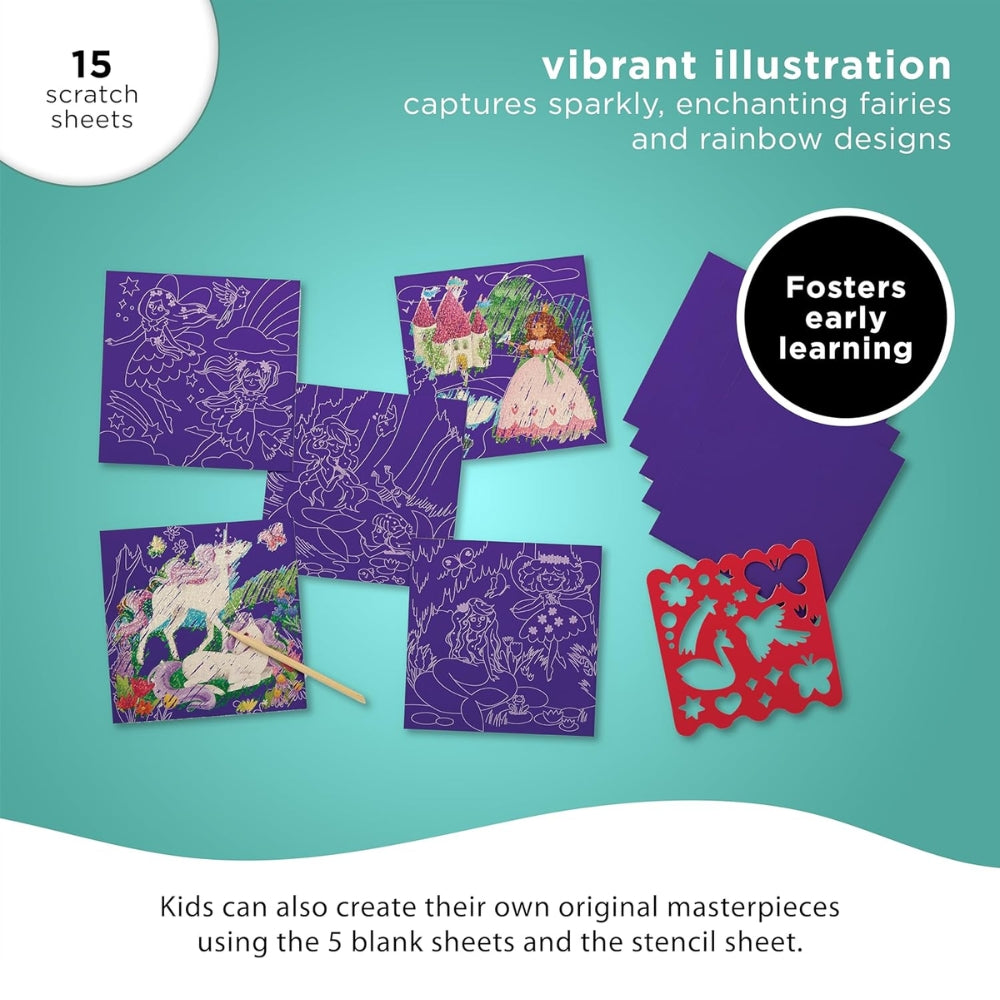 Sparkle Scratch Art/Magical friends