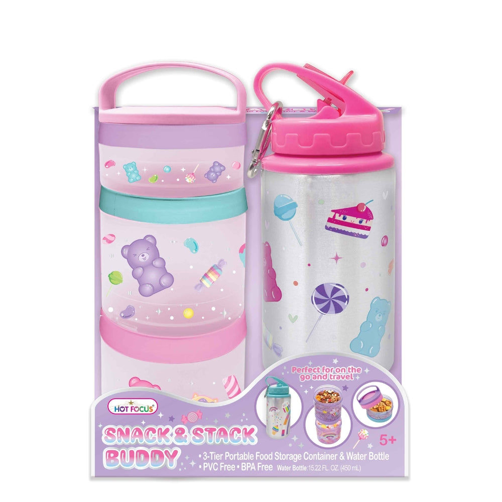 Stack & Snack Buddy - Termo 18 Oz y Envase de Comida - Sugar Crush