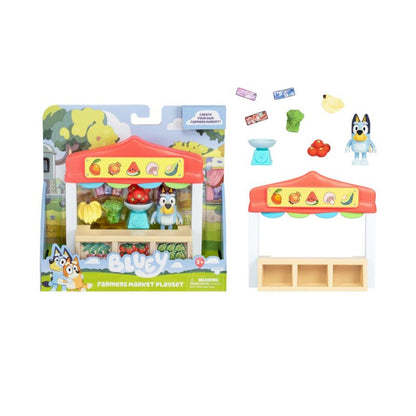Bluey™ Mini Playset Ice Cream Shop o Farmers Market (1 de los 2 modelos)