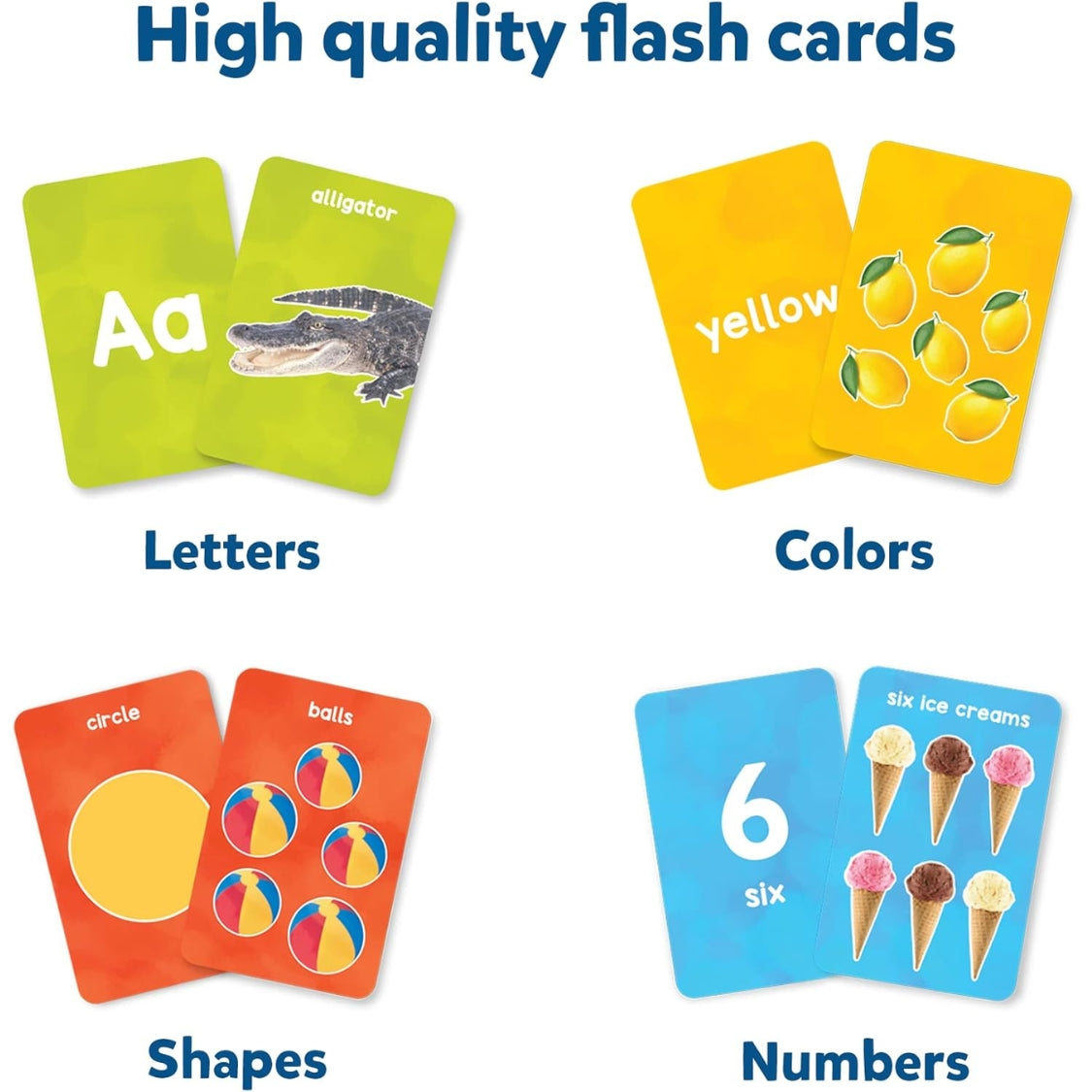 Flash Cards - Letras, Numeros, Formas y Colores