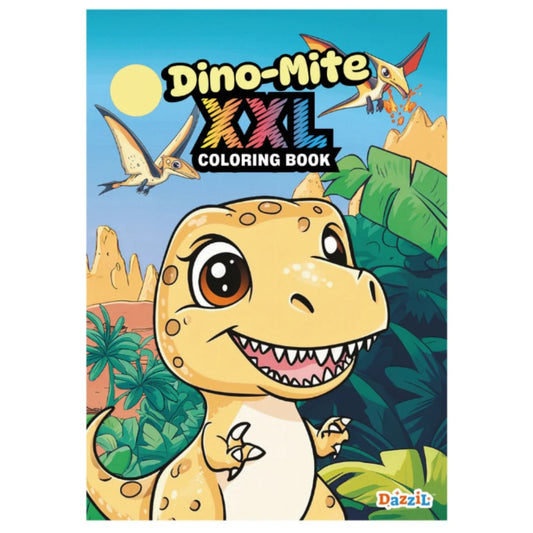 Dino-Mite XXL Coloring Book - Libro de Pintar XXL Dino