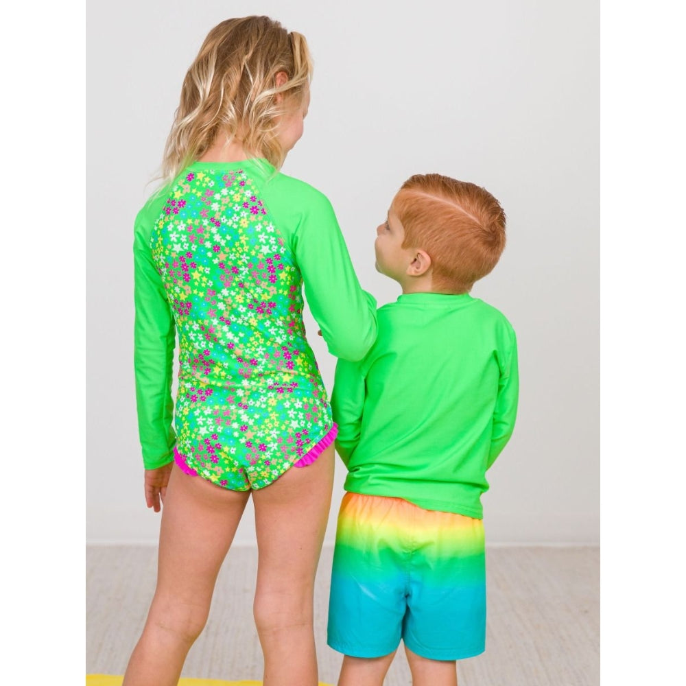 Rashguard Manga Larga Verde Neon