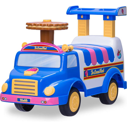Carrito Interactivo para Sentarse y Empujar Camion de Helados - Ice Cream Truck Foot-to-Floor