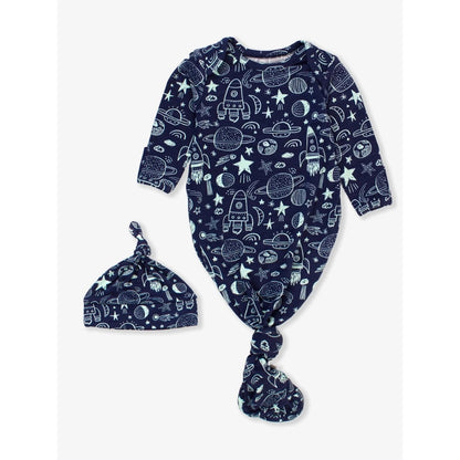 Pijama Espacio 1 Pieza con Sombrero Newborn-3m