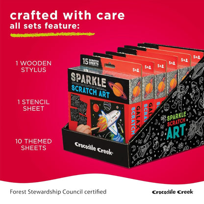 Sparkle Scratch Art/Magical friends