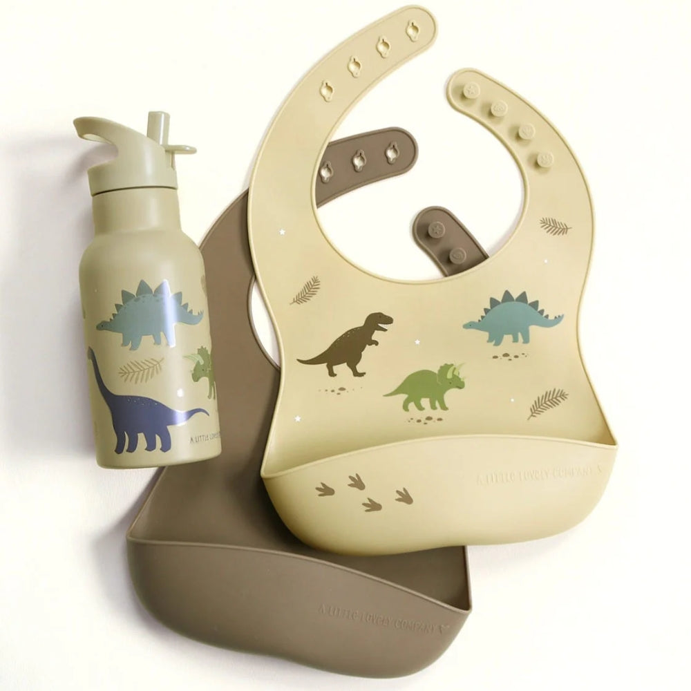 Silicone Bib Set of 2 - Set de 2 Baberos de Silicona
