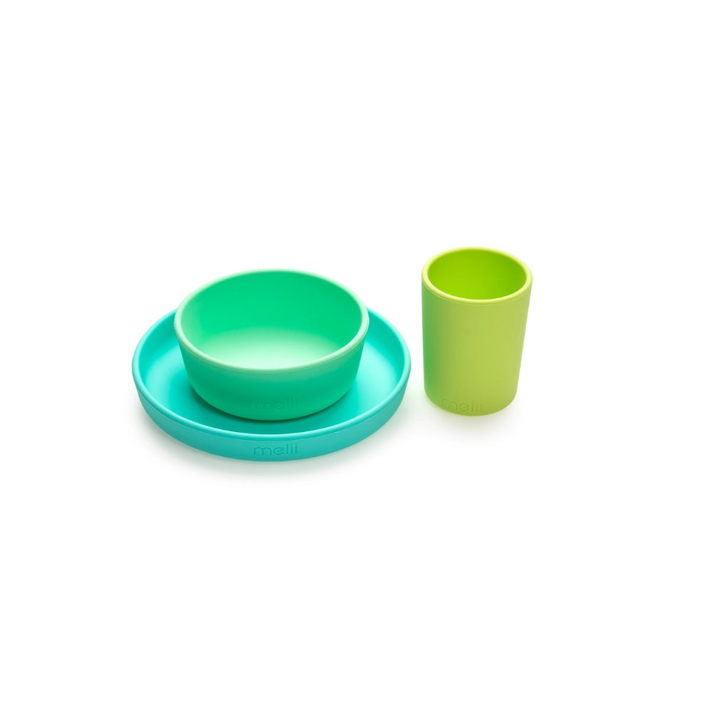 Set de Comida de 3 Piezas de Silicona