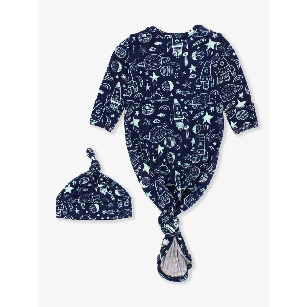 Pijama Espacio 1 Pieza con Sombrero Newborn-3m