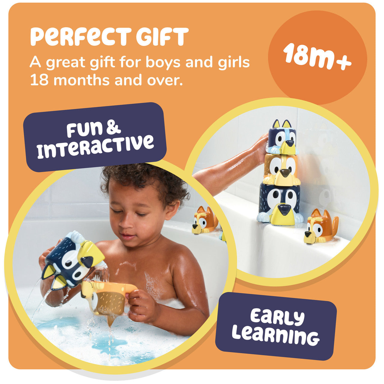 Bluey's Family Pourers - Juguetes de Baño Bluey