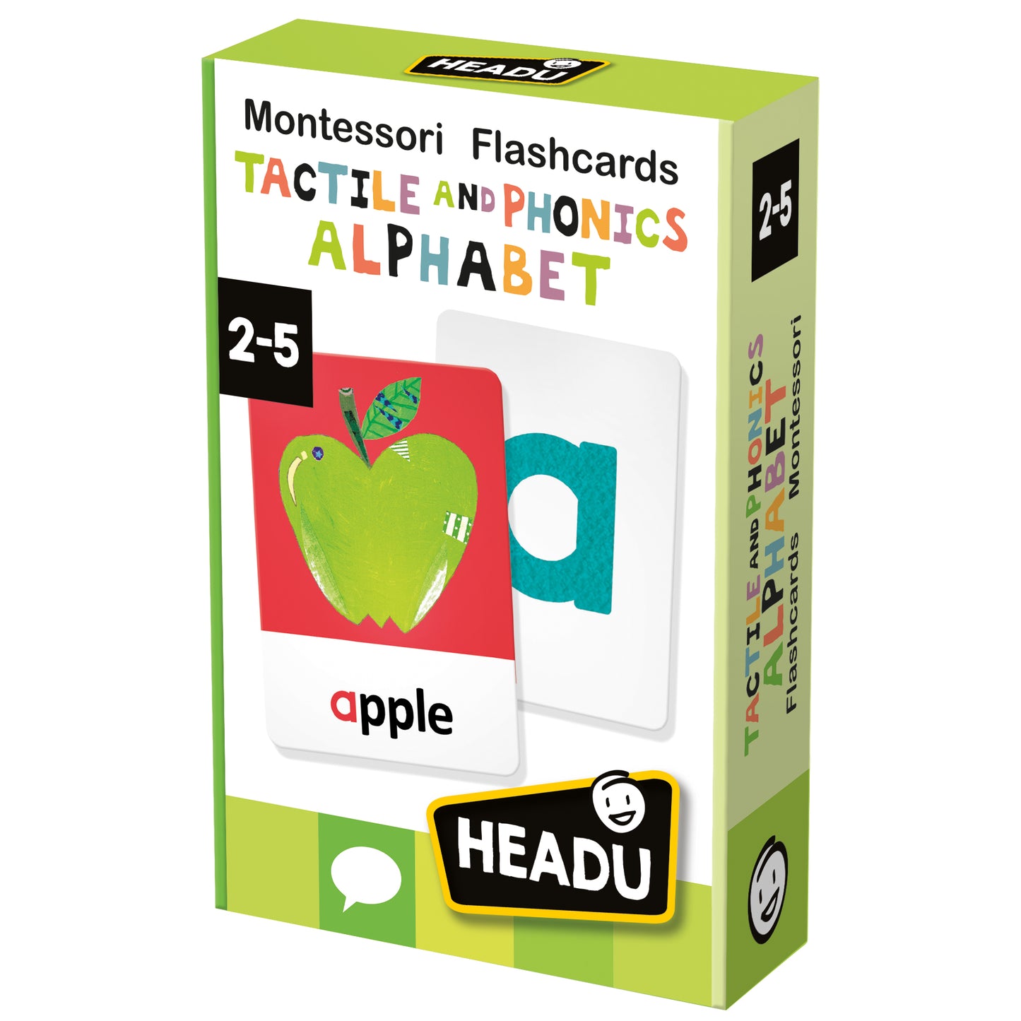 Montessori Flashcards Tactile & Phonis Alphabet - Tarjetas Tactiles Montesori del Alfabeto