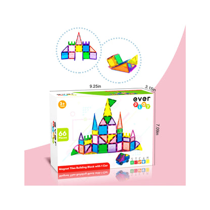 EverPlay - Set de 66 Piezas Bloques Magneticos