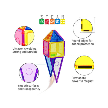 EverPlay - Set de 66 Piezas Bloques Magneticos