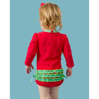 Vestido de Baño 1 Pieza Manga Larga Sandia