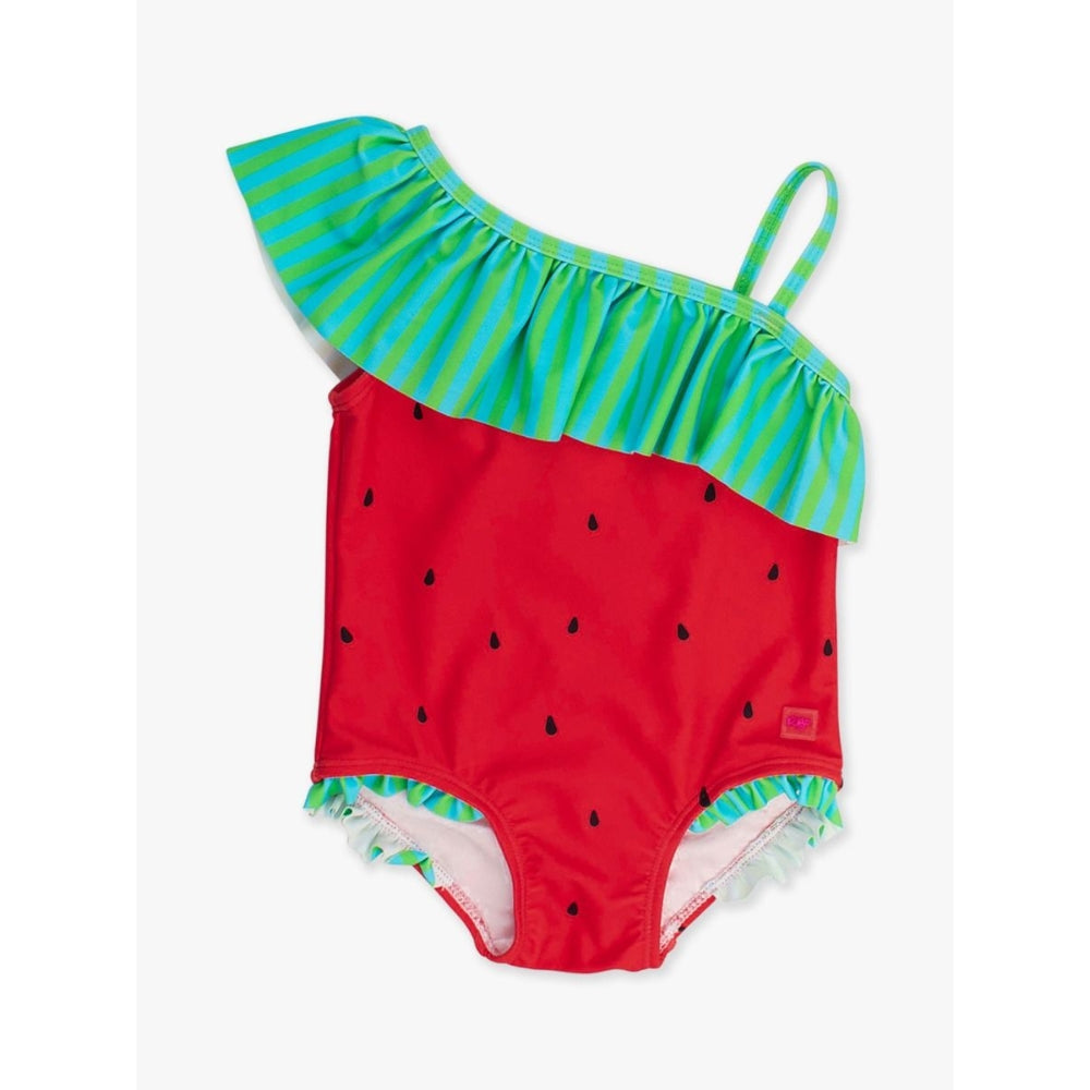Vestido de Baño 1 Pieza Hombro Afuera Sandia