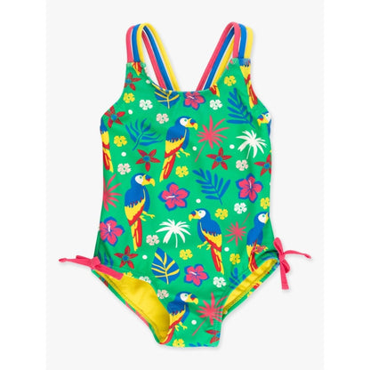 Vestido de Baño 1 Pieza Loros y Palmas