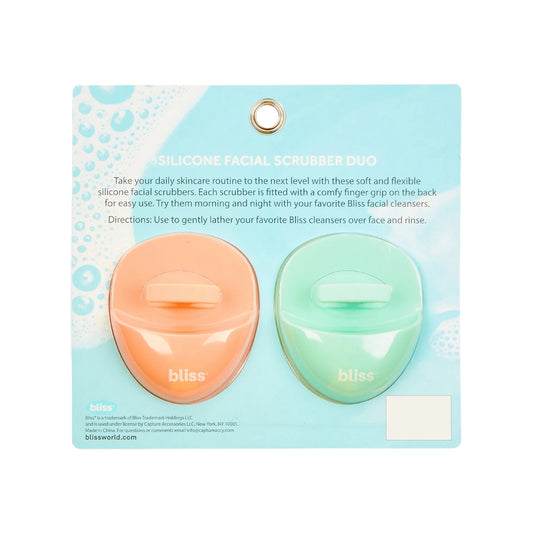 Silicone Facial Scrubber Duo