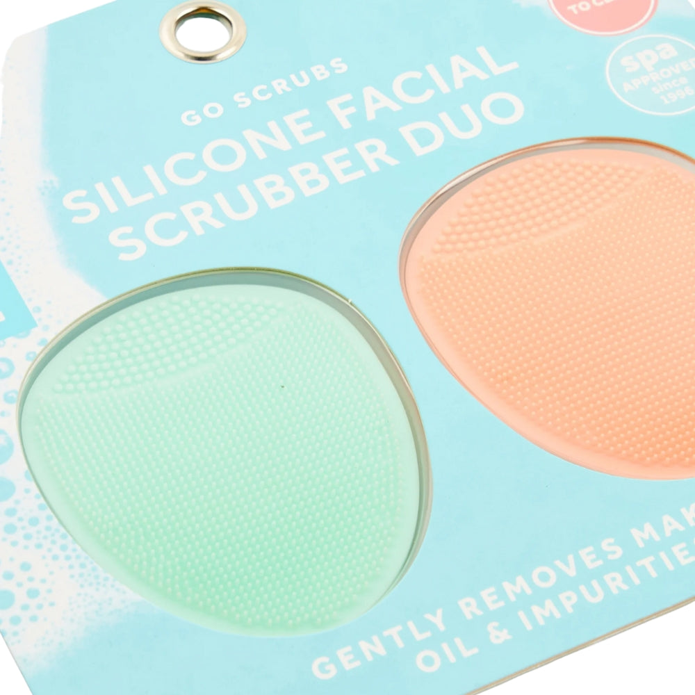 Silicone Facial Scrubber Duo