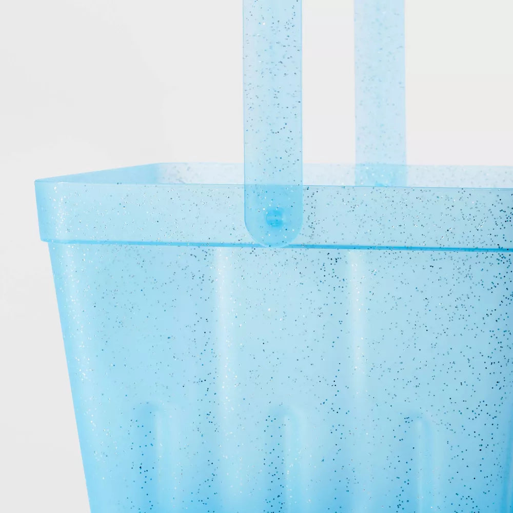 Canasta Plastica para Pascua Azul