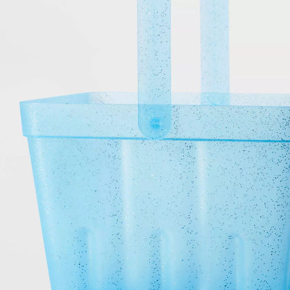 Canasta Plastica para Pascua Azul