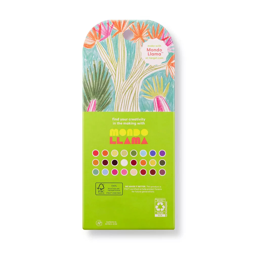 24ct Colored Pencils - Mondo Llama™ / Set de 24 Lapices de Colores