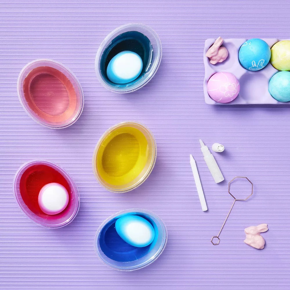 Pack de 5 Para Pintar Huevos de Pascua con Escarcha