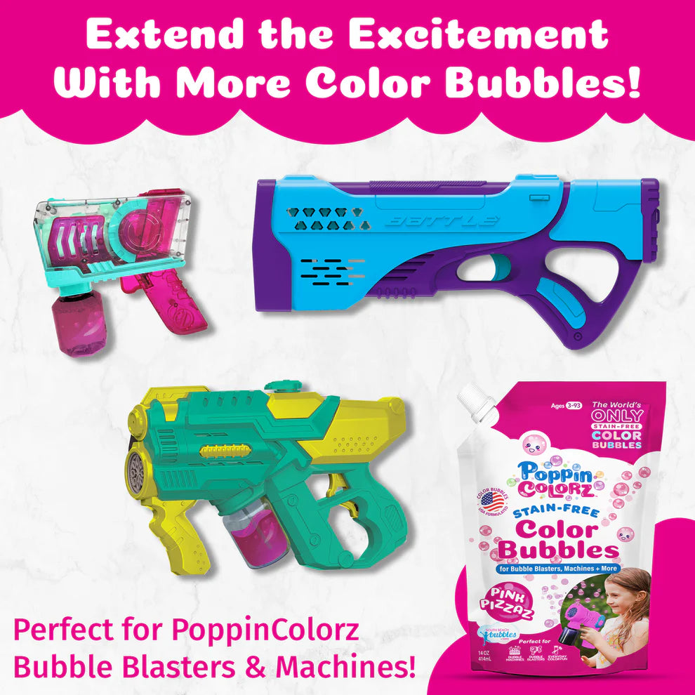 PoppinColorz™️ Stain-Free Color Bubbles Refill – Pink Pizzaz 14oz - Disp. Aprox. 11 de Mayo 2026