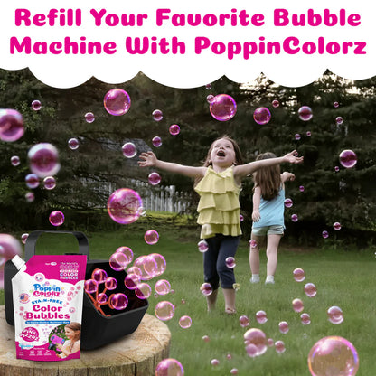 PoppinColorz™️ Stain-Free Color Bubbles Refill – Pink Pizzaz 14oz - Disp. Aprox. 11 de Mayo 2026