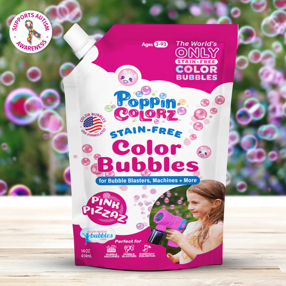 PoppinColorz™️ Stain-Free Color Bubbles Refill – Pink Pizzaz 14oz - Disp. Aprox. 11 de Mayo 2026