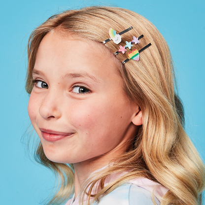 Ganchitos Glitter Hearts