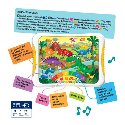 Hit Pad Dino Friends - Pad de Dinosaurios
