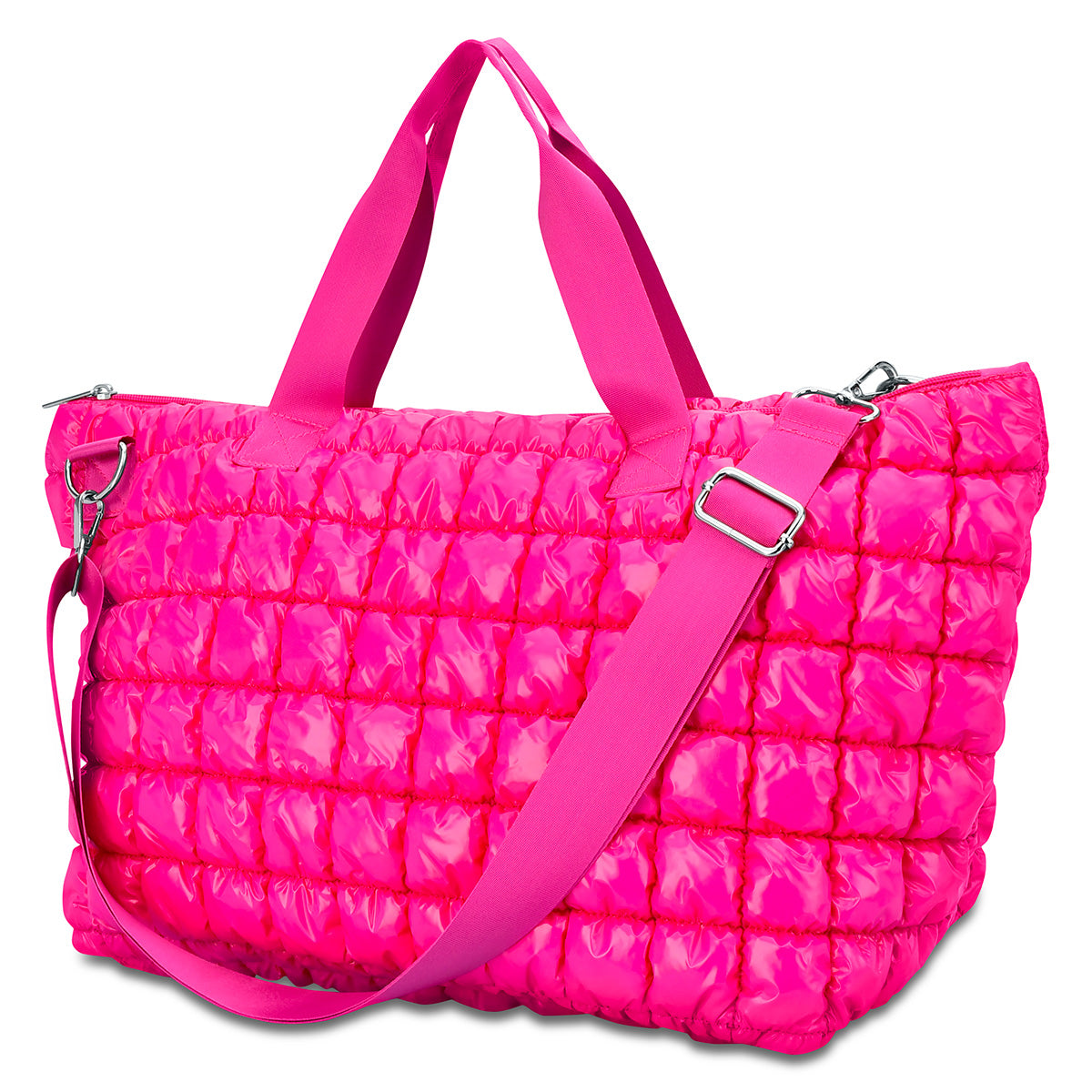 Maleta Overnight Puffy - Fuchsia