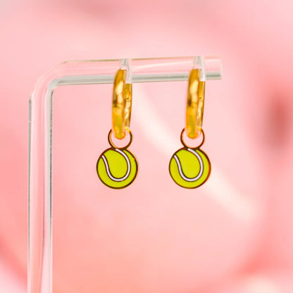 Charm para argollas - Tennis (Cubiertos 18K)