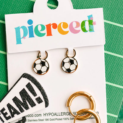 Charm para Argolla - Soccer (cubiertos 18K)