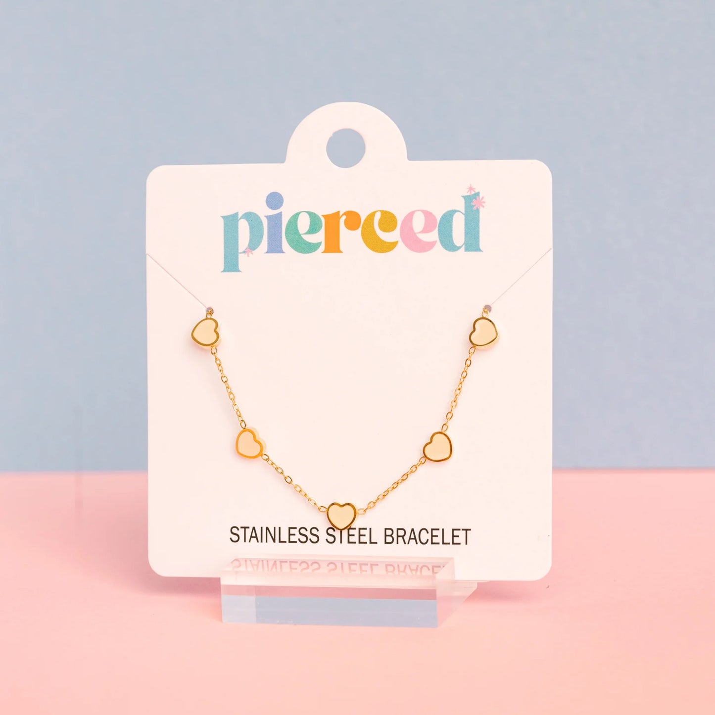 Pulcera Peachy Heart (Cubiertos 18K)