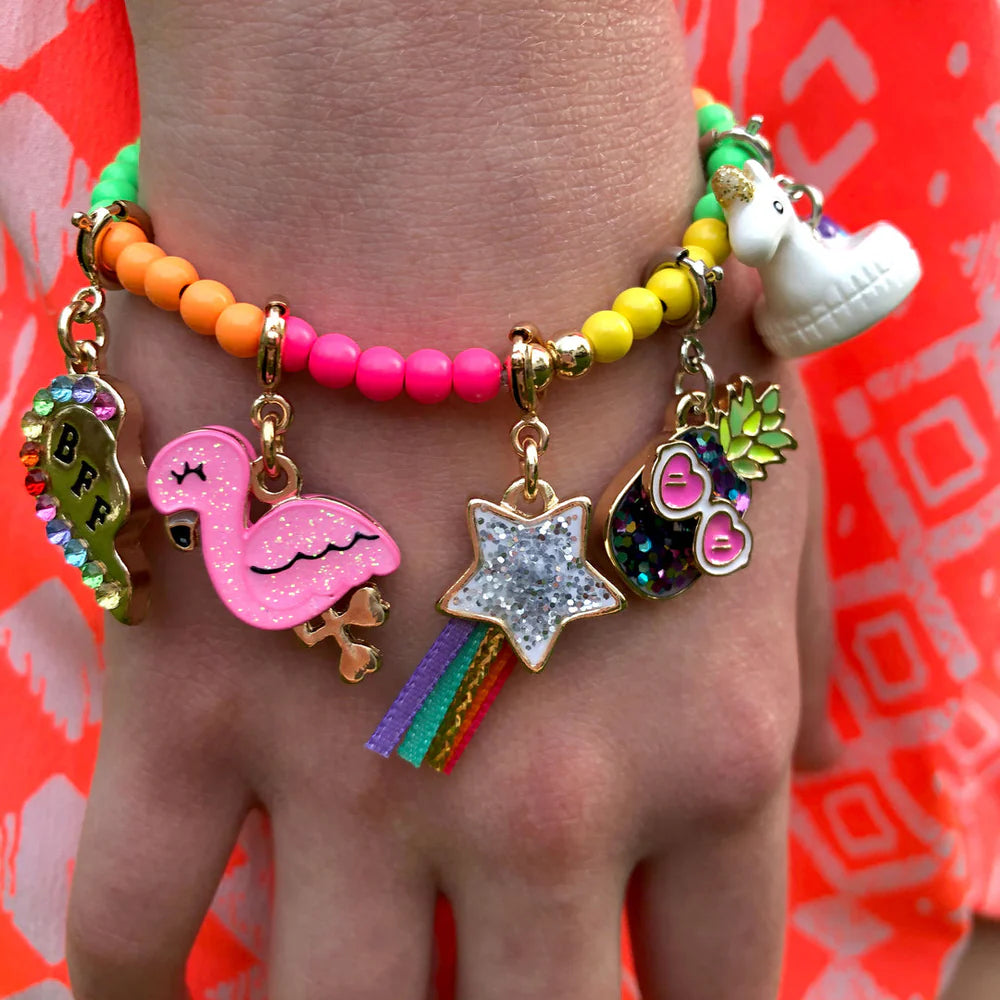 Gold BFF Broken Heart Charm - Corazón BFF Partido Dorado